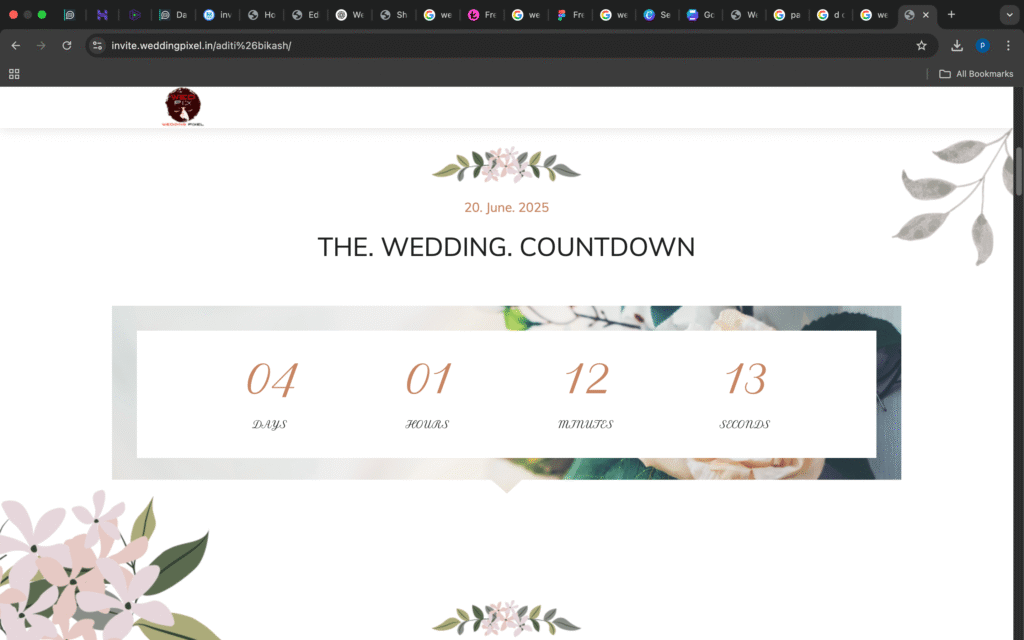wedding invitation website